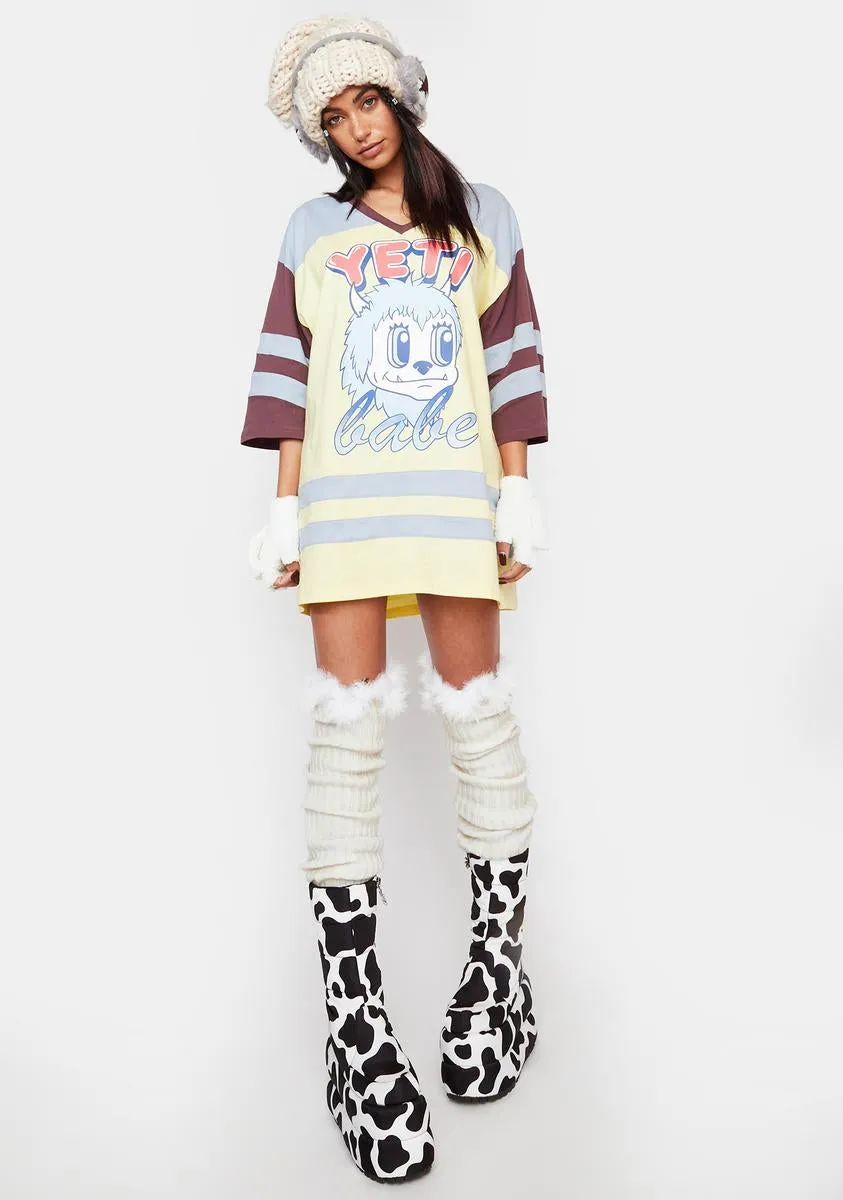 Abominally Cute Oversized Jersey