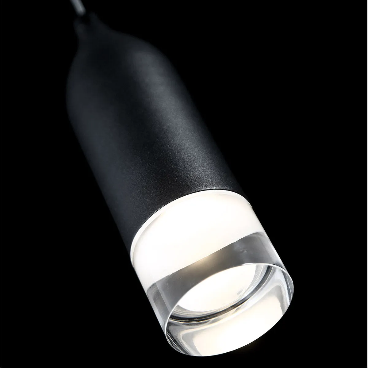 Action 2 in. LED Pendant Light Black Finish