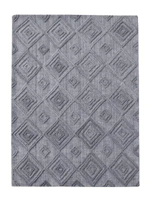 Admont Grey Wool Rug