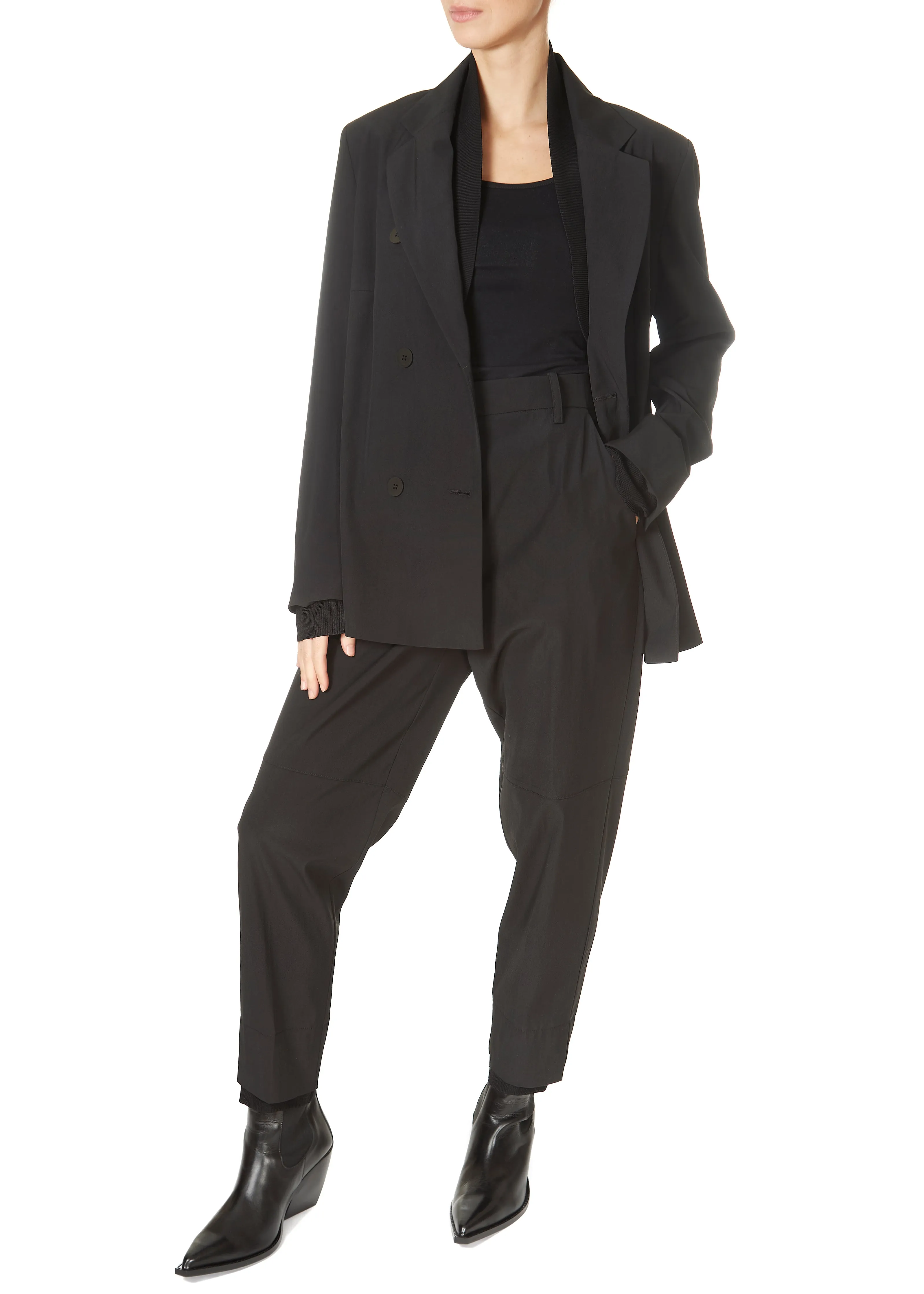 Annette Gortz Sena 'Black Wool Blend Blazer'