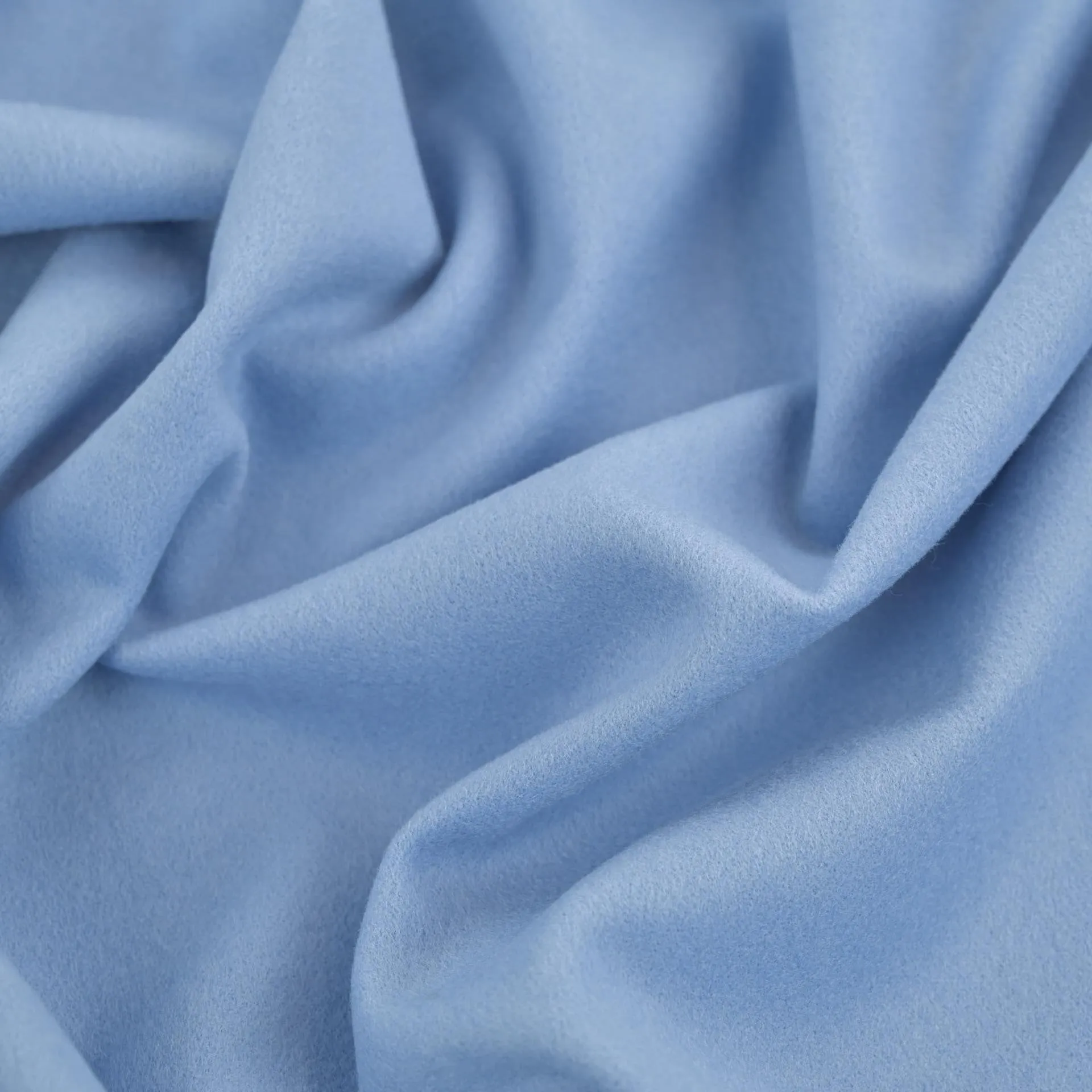 Baby Blue Light Melton Fabric 1618