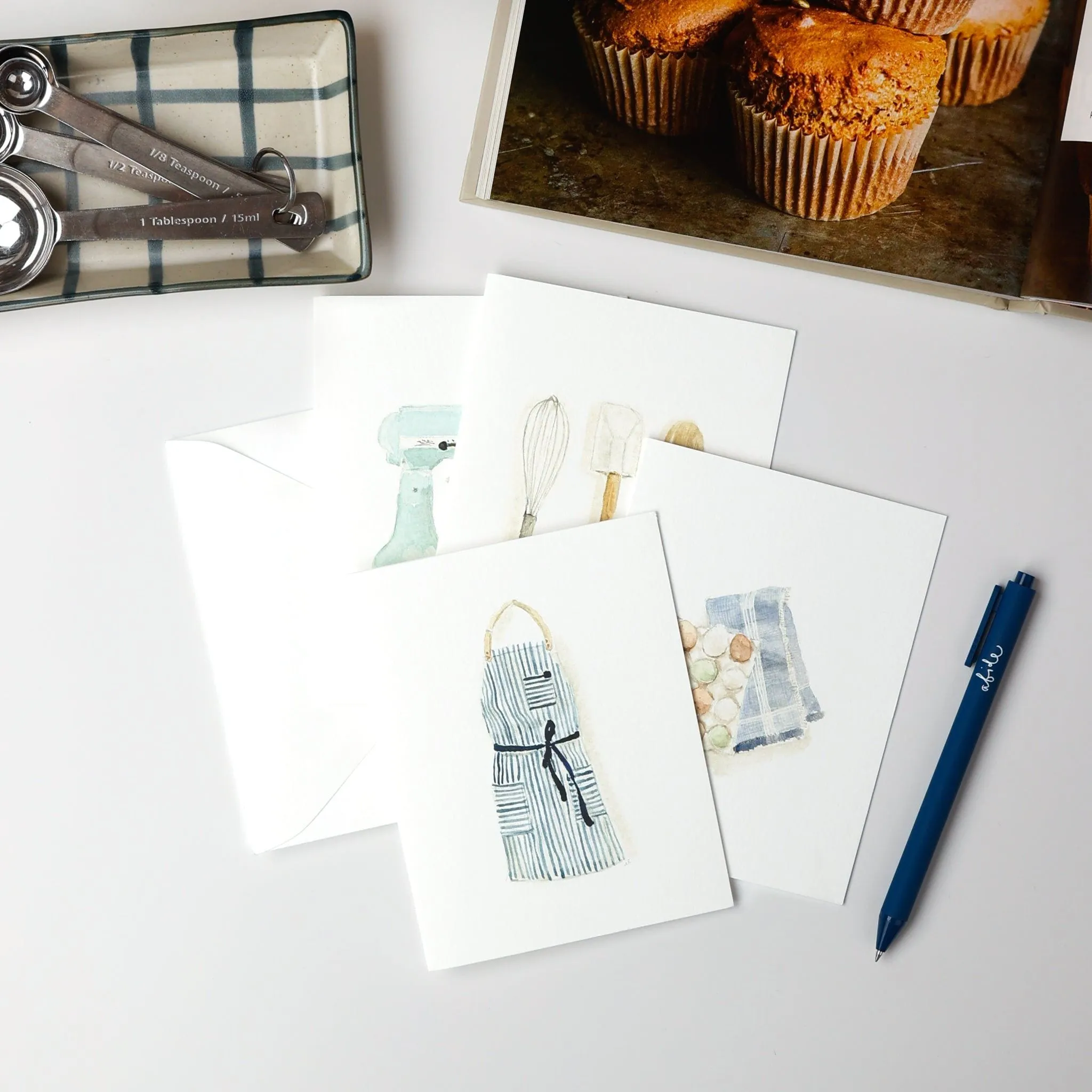 baking notecard set