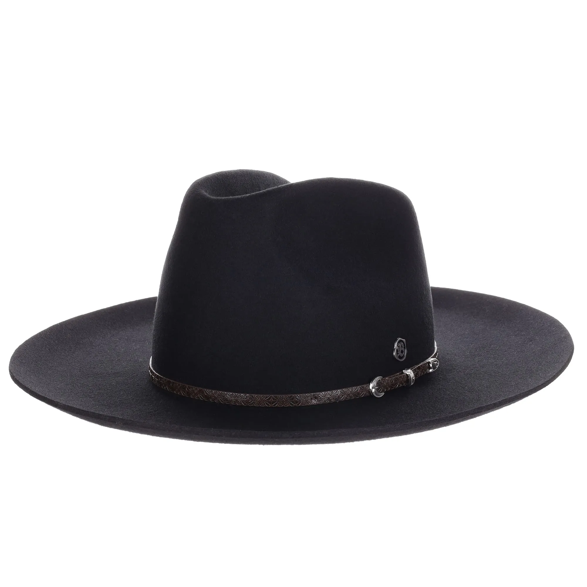 Biltmore Smokehouse Wool Felt Wide Brim Western Hat