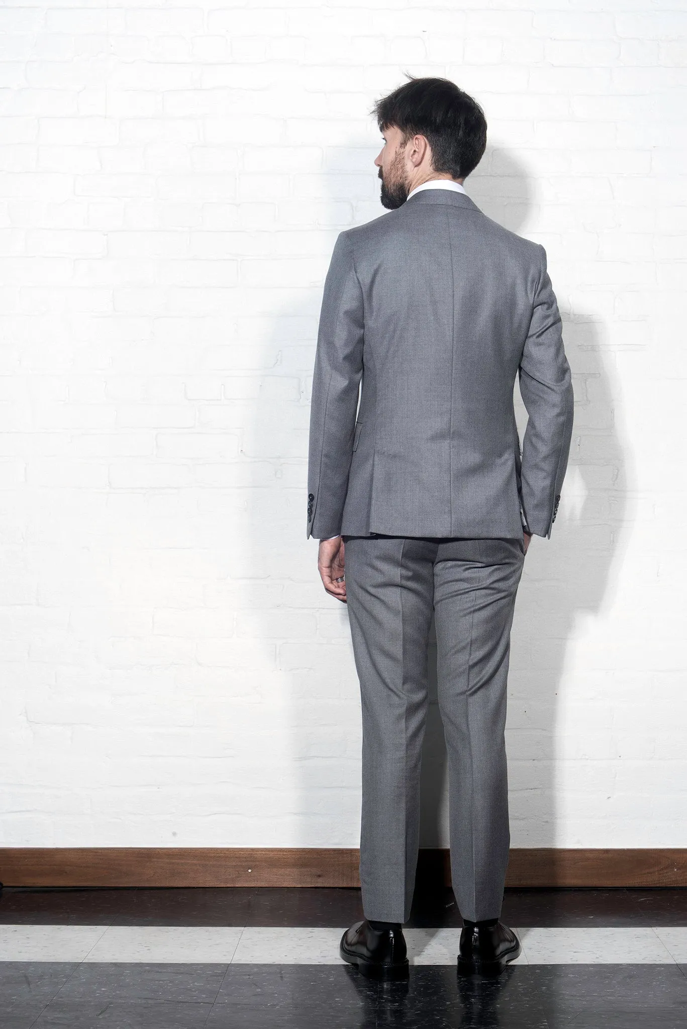 BKT50 Tailored Trouser in Super 110s Twill - Dove Gray