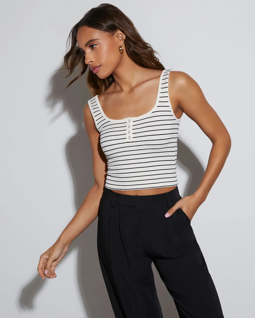 Blair Striped Crop Tank