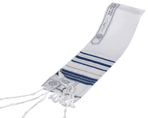 Blue and Gold Stripes Classic Tallit