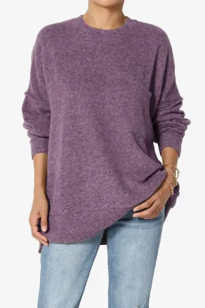 Breccan Blushed Knit Oversized Sweater PLUS