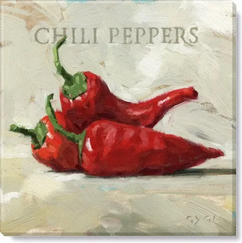 Chili Peppers Giclee Wall Art