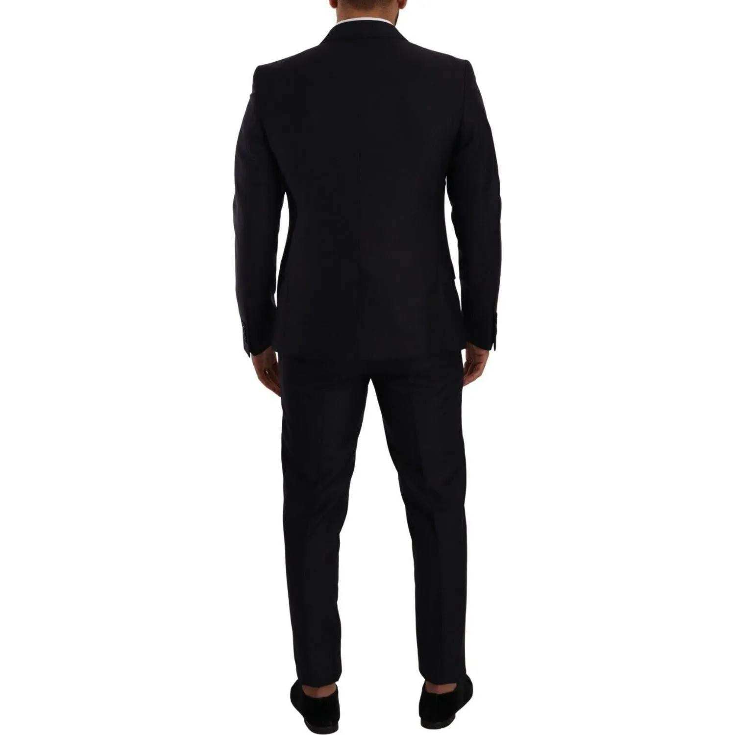 Dolce & Gabbana Elegant Slim Fit Wool Silk Cashmere Men's Suit