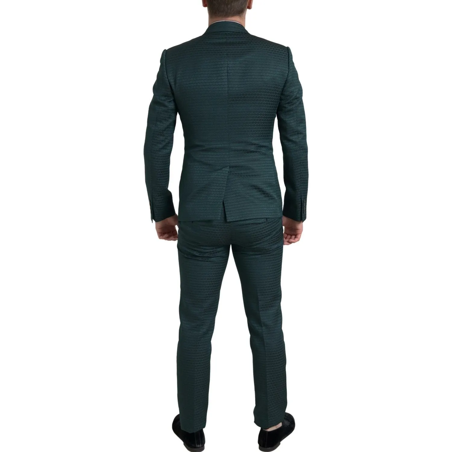 Dolce & Gabbana Emerald Elegance Slim Fit 3-Piece Suit