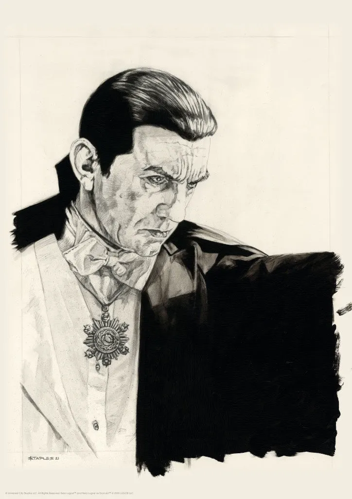 Dracula Original Portrait Print