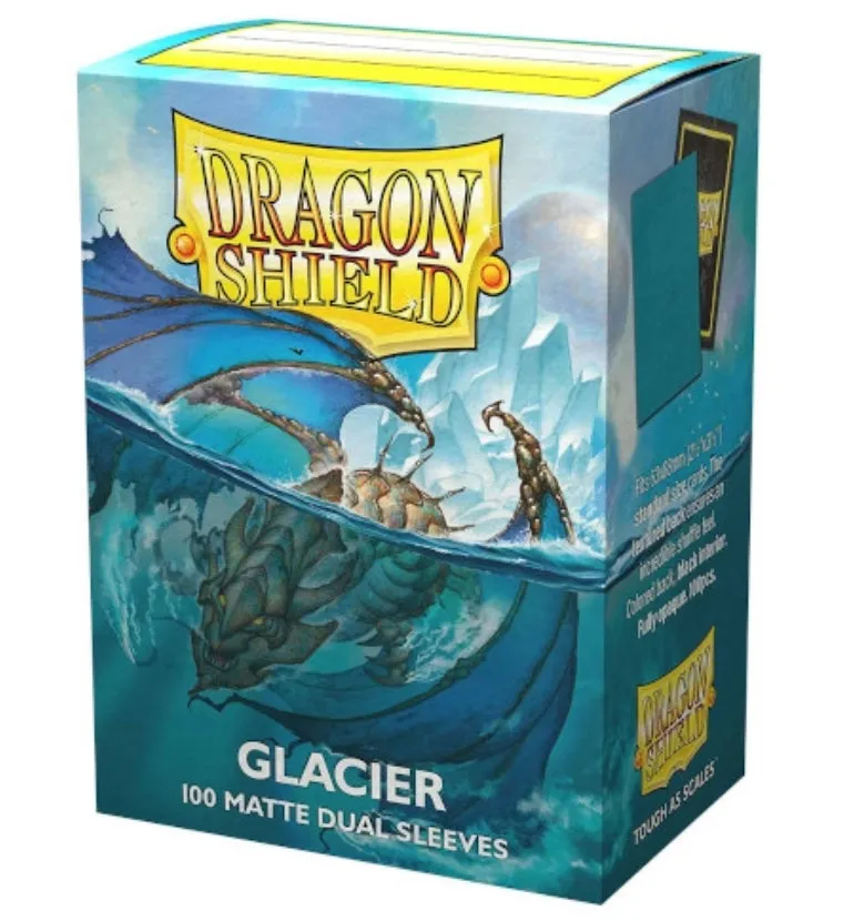 Dragon Shield - Glacier Miniom - Dual Matte Standard Size Sleeves 100Pk