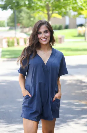 Embrace The Joy Oversized Romper w/ Pockets