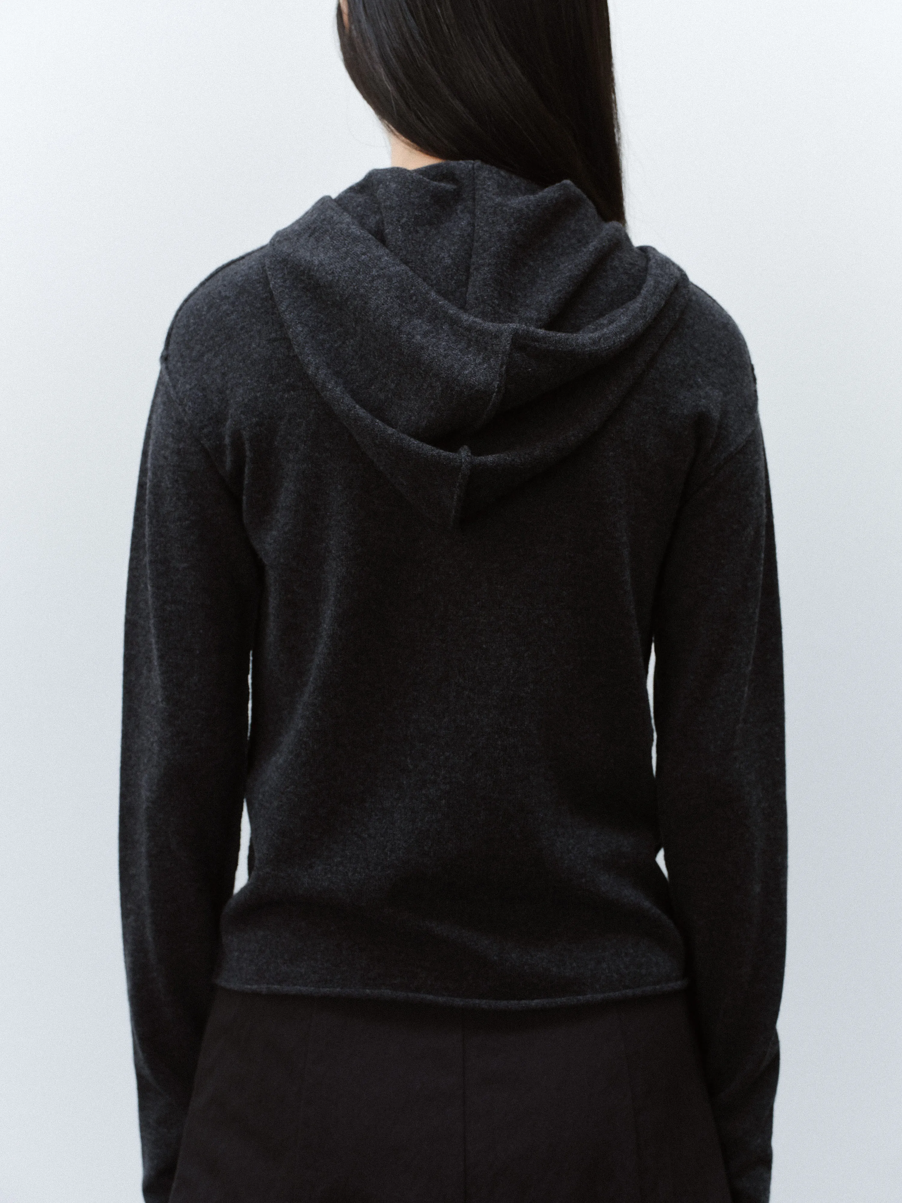 Ethan cashmere wool hoodie knit