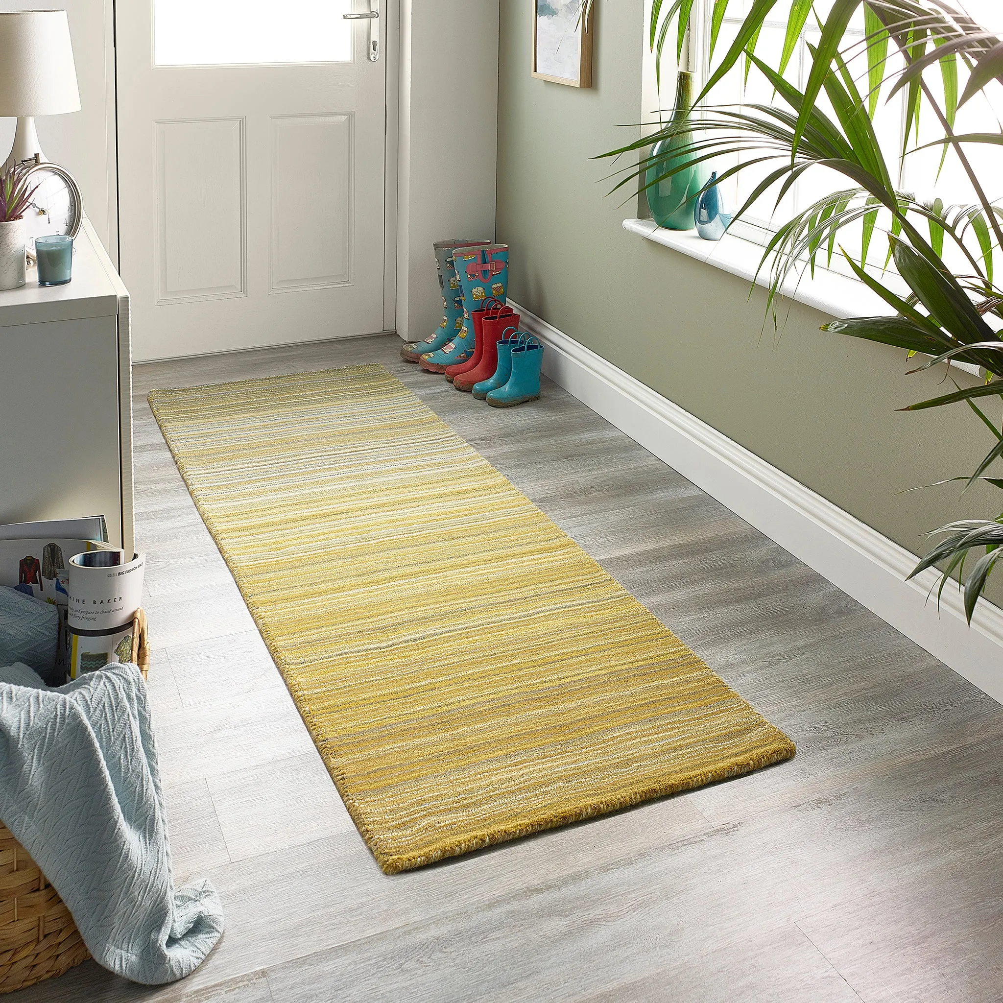 Fine Stripes Rug Ochre