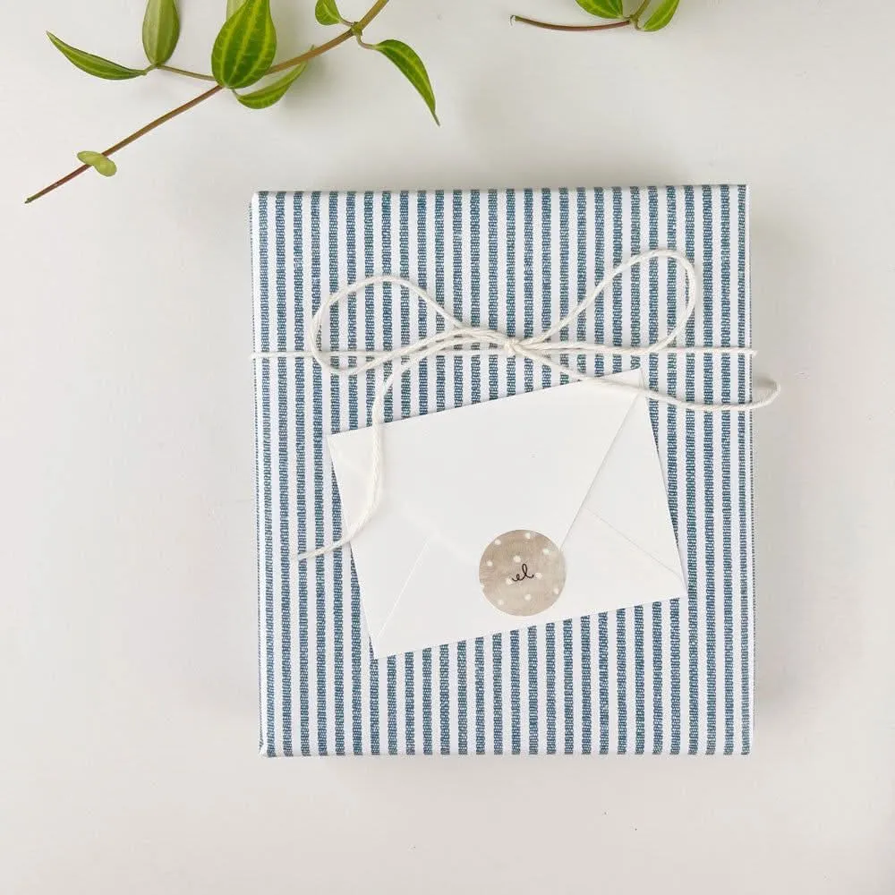 gingham gift mini notecard