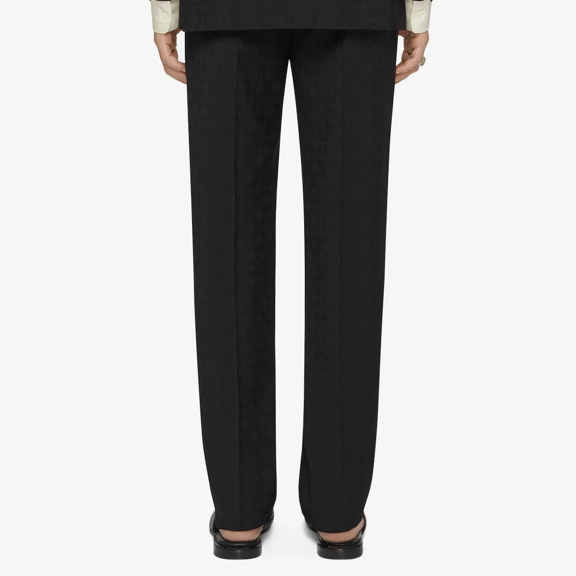 Givenchy Monogram 72 Jacquard Tailored Trousers