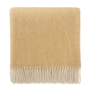 Gotland Blanket [Mustard & Cream]