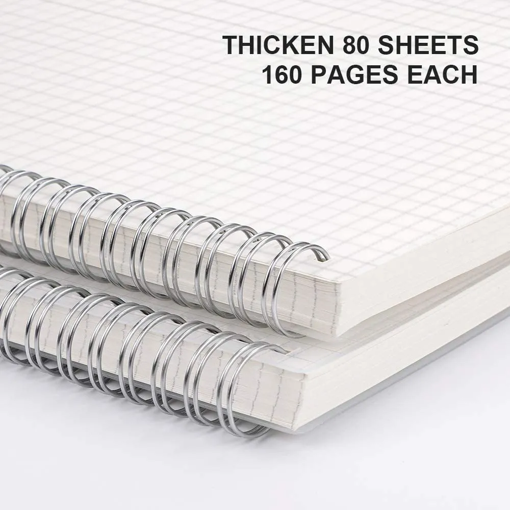 Graph Paper Notebook 100gsm Thick Graph Paper