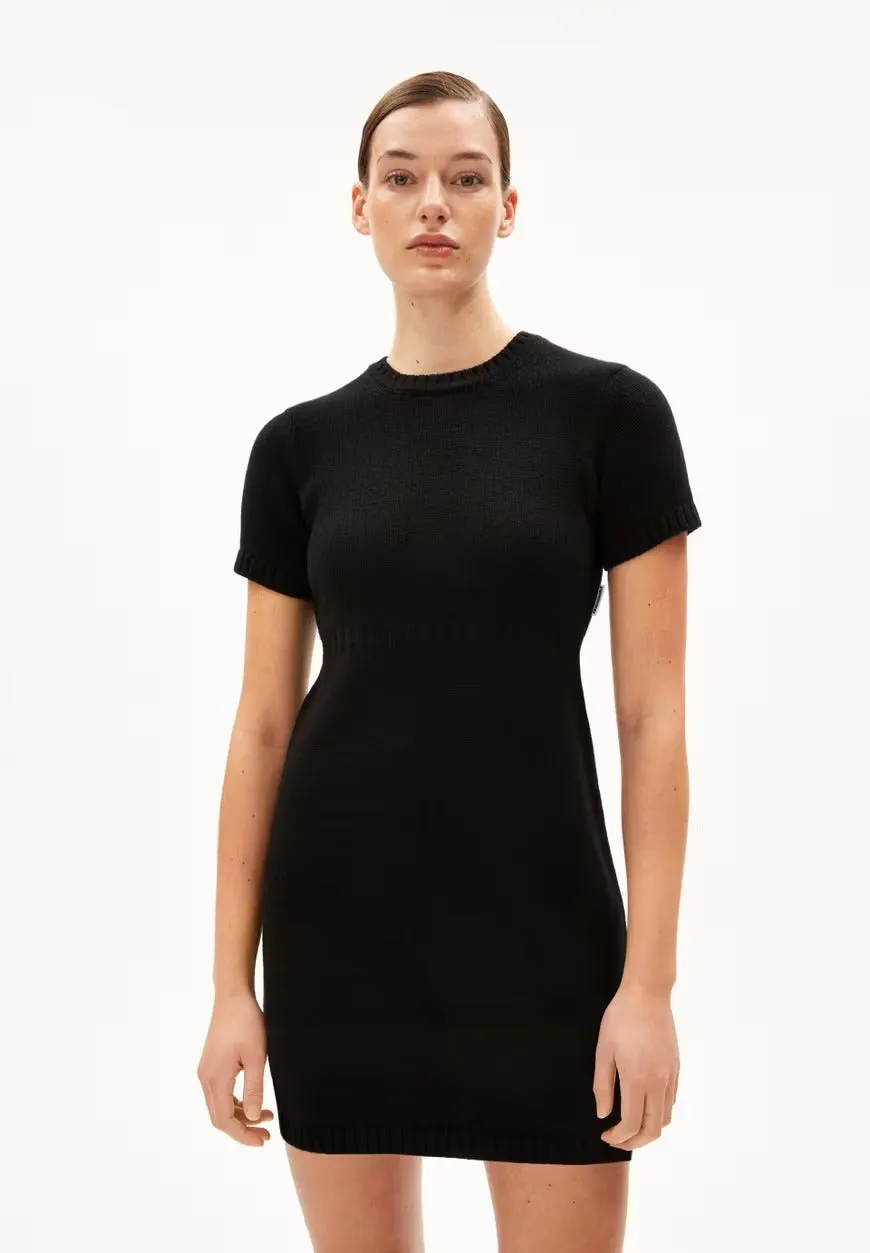 Haazel Reglana Knit Dress - Black