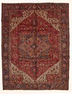 HAND KNOTTED PERSIAN  HERIZ RUG  420X318 CM