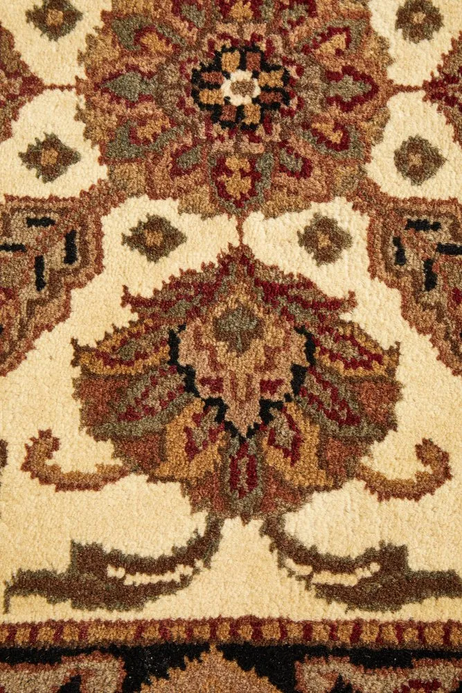 INDIAN HANDMADE FINE WOOL  RUG -476X77CM