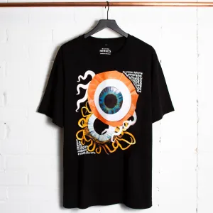 Known Artist 018 Front Print - Tshirt - Black