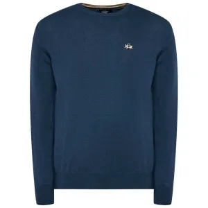 La Martina Light Blue Cotton Sweater