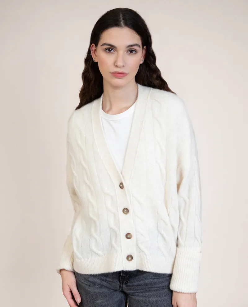 Maison Anje Betina Milk Cardigan