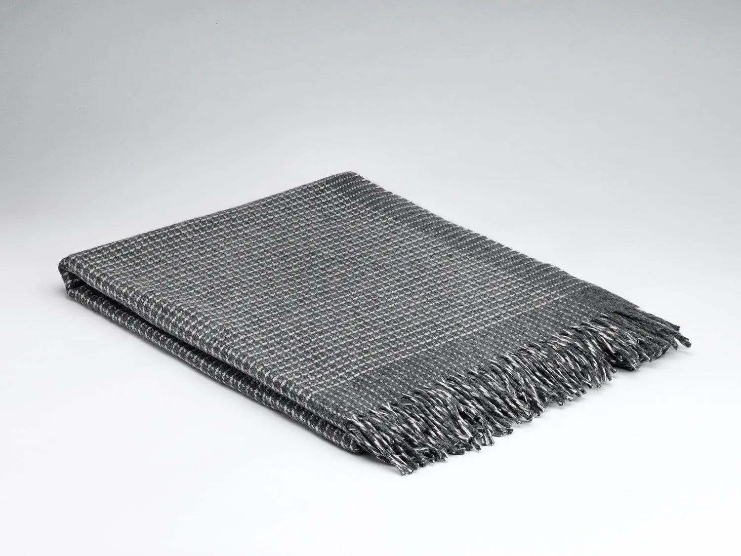 McNutt Cashmere/Merino Wool Throw "Alpine Limestone"