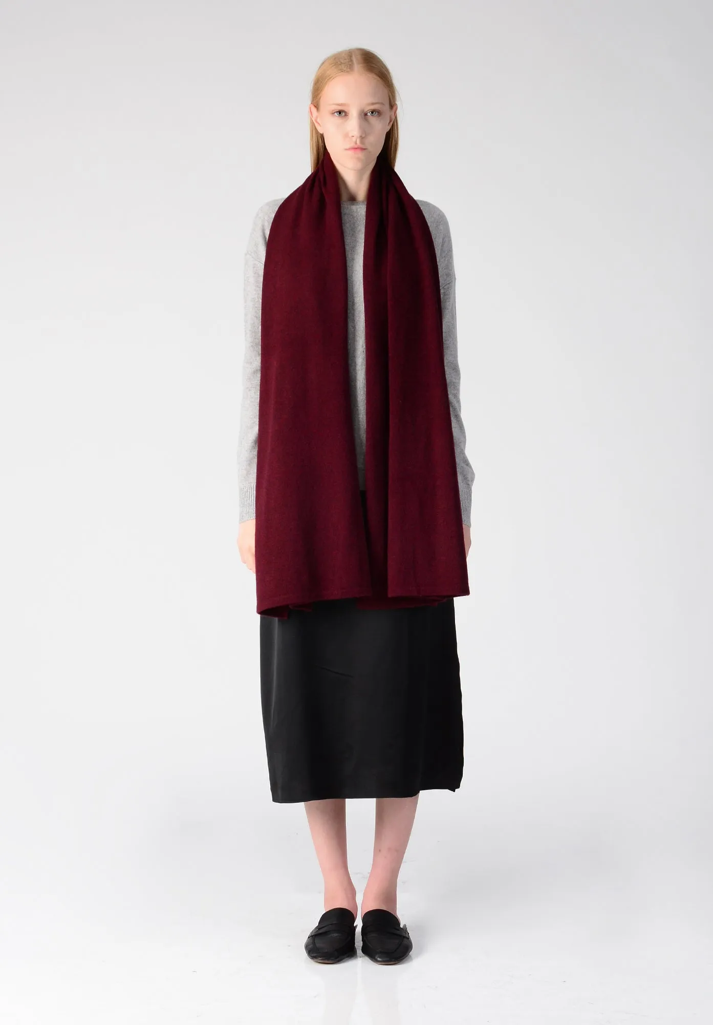 Oversized Scarf_Burgundy