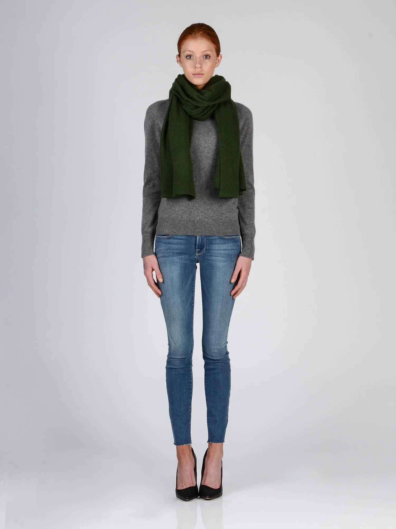 Oversized Scarf_Olive