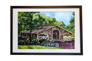 Pole Barn Framed Print 24x36