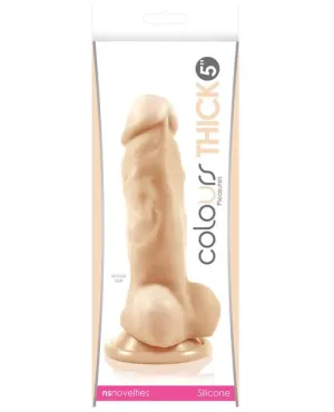 "Colours Pleasures Thick 5"" Dildo"