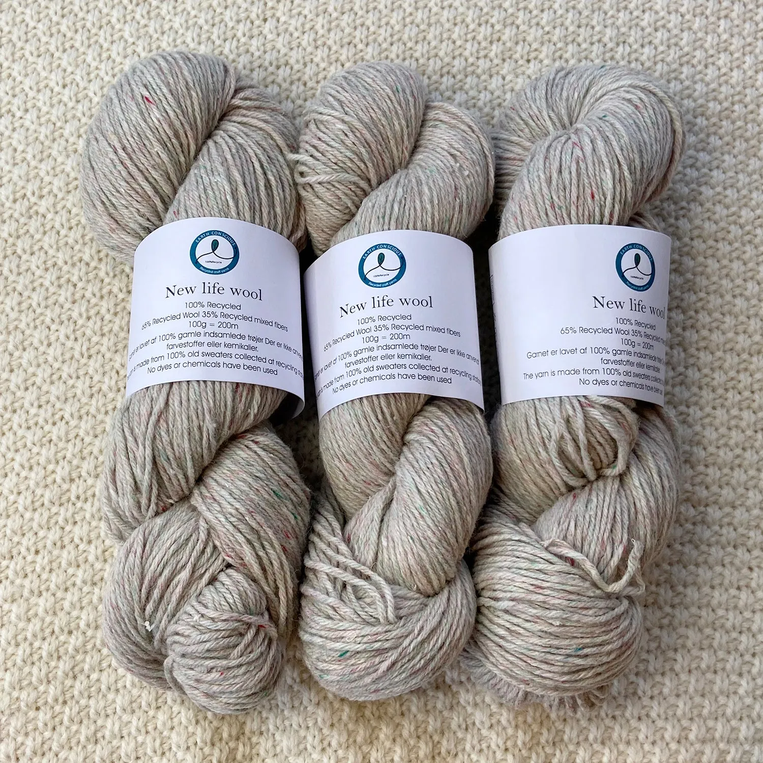 "White Marl" New Life Aran