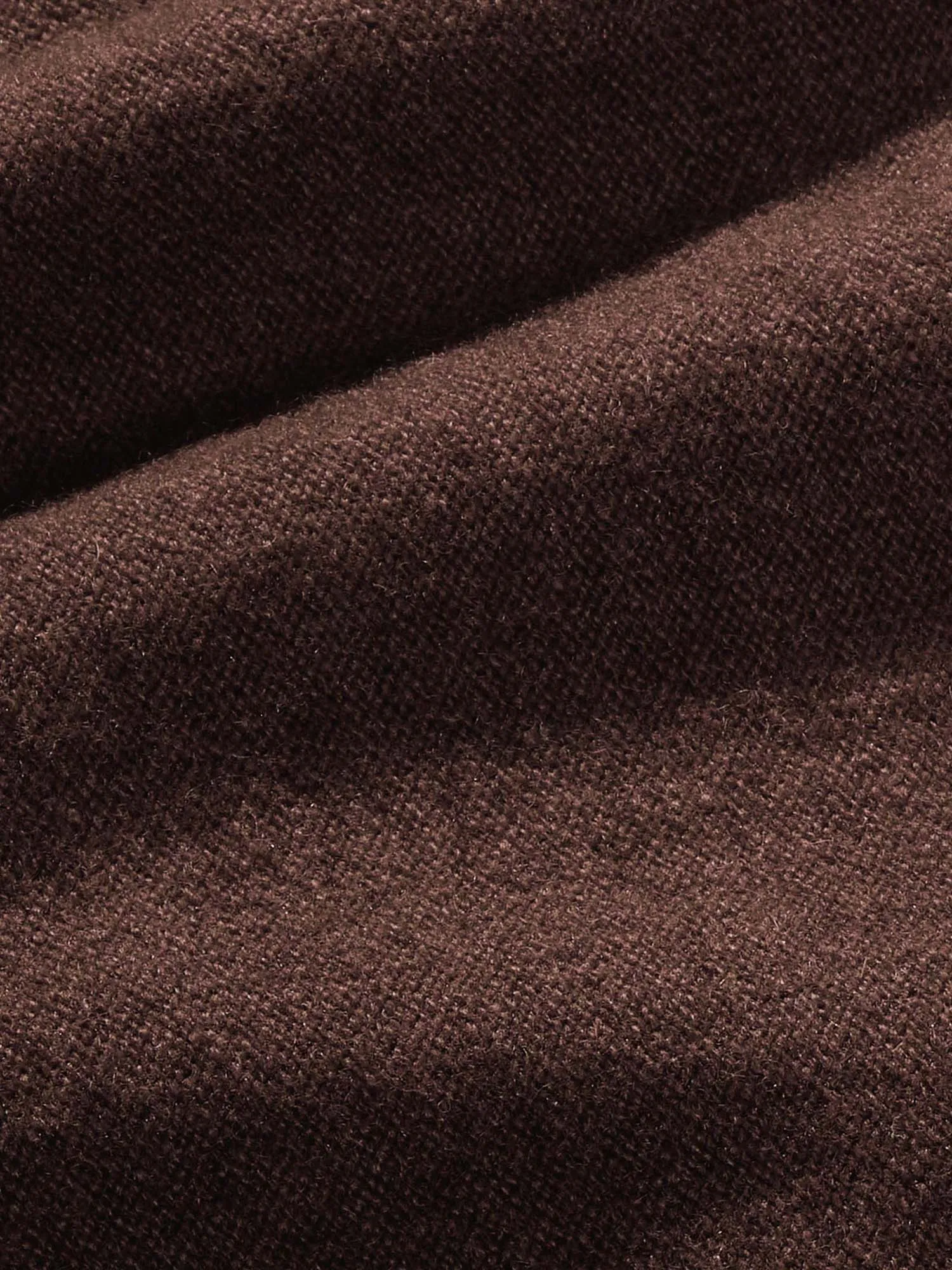 Recycled Cashmere Hoodie—chestnut brown