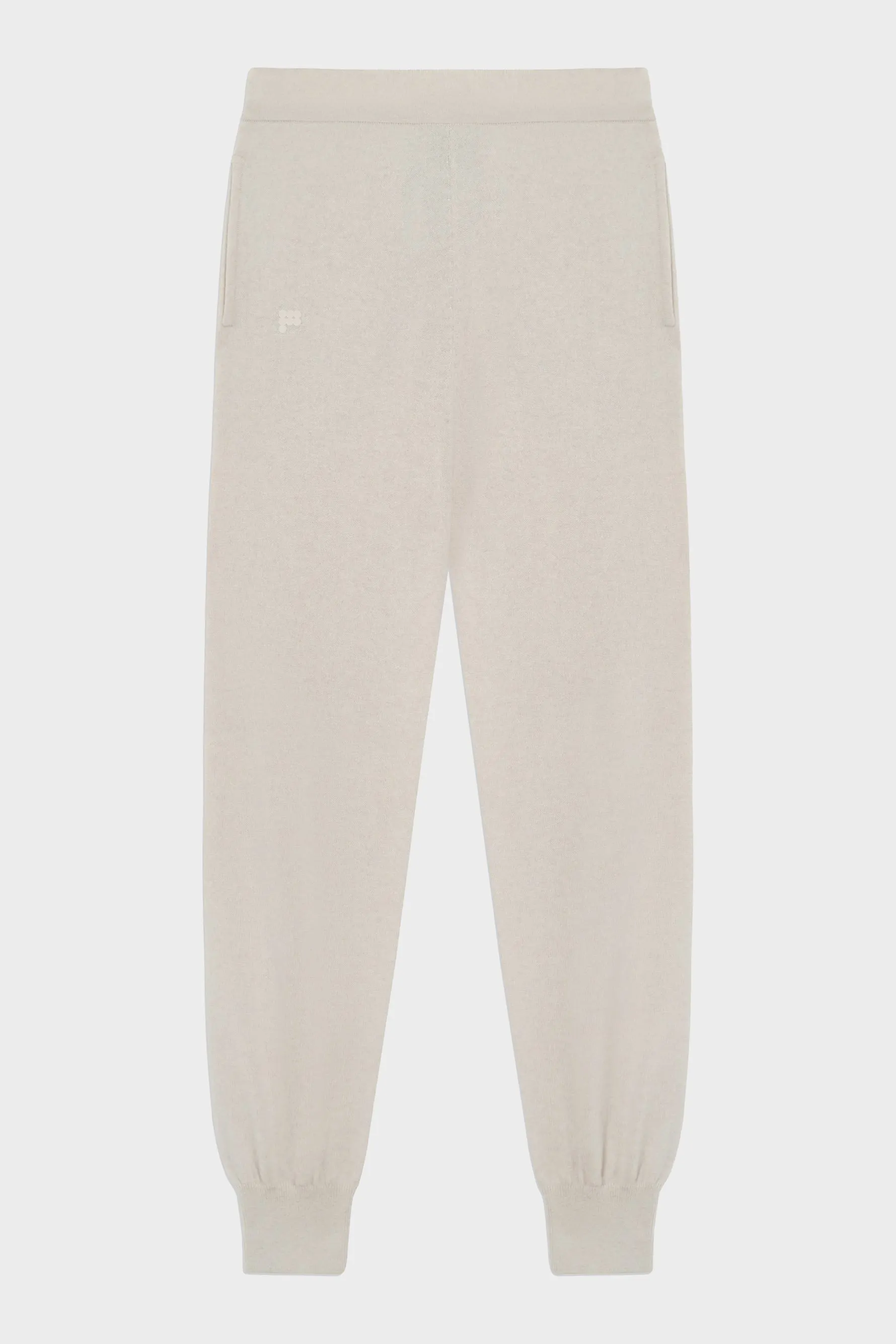 Recycled Cashmere Trackpants - Oatmeal