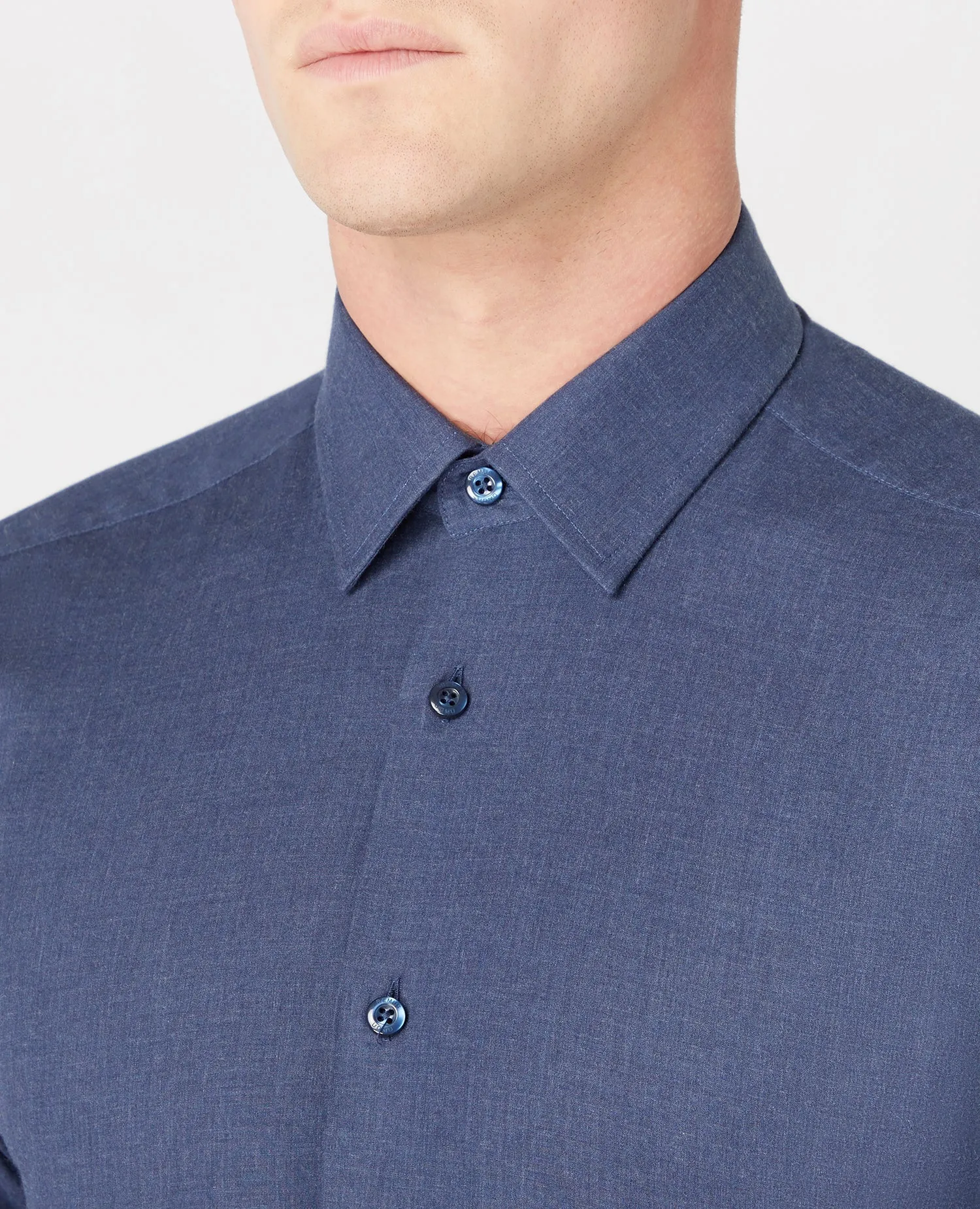 Slim fit cotton shirt