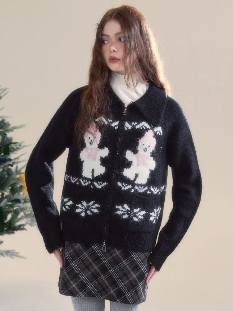 Snowflake Isle Vintage Sweater Cardigan【s0000005516】