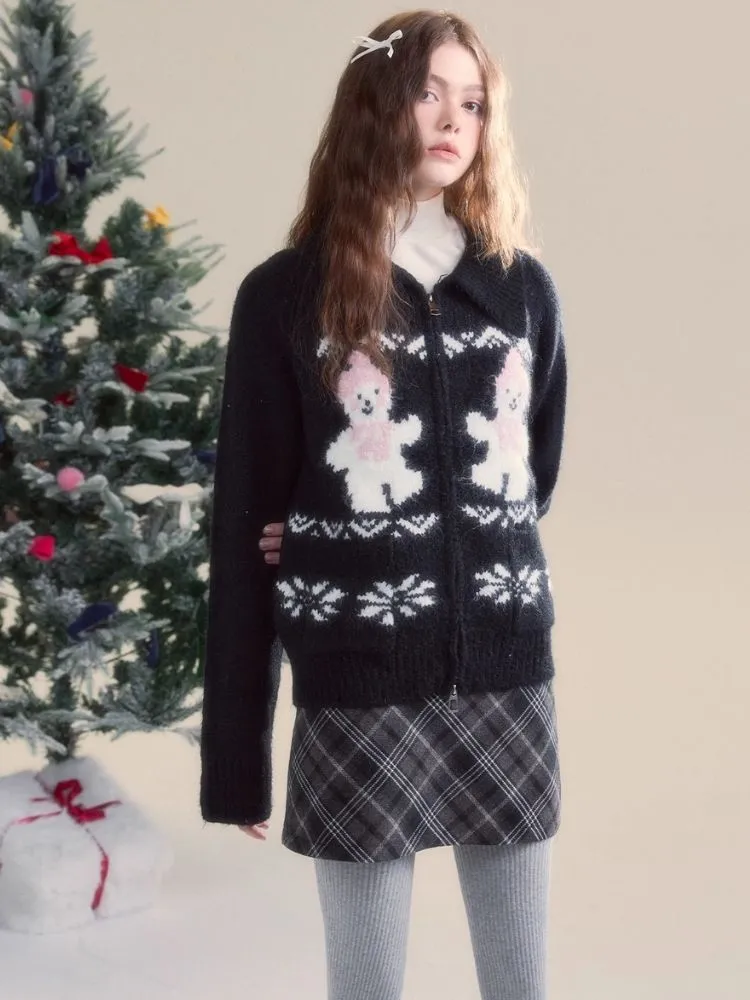 Snowflake Isle Vintage Sweater Cardigan【s0000005516】