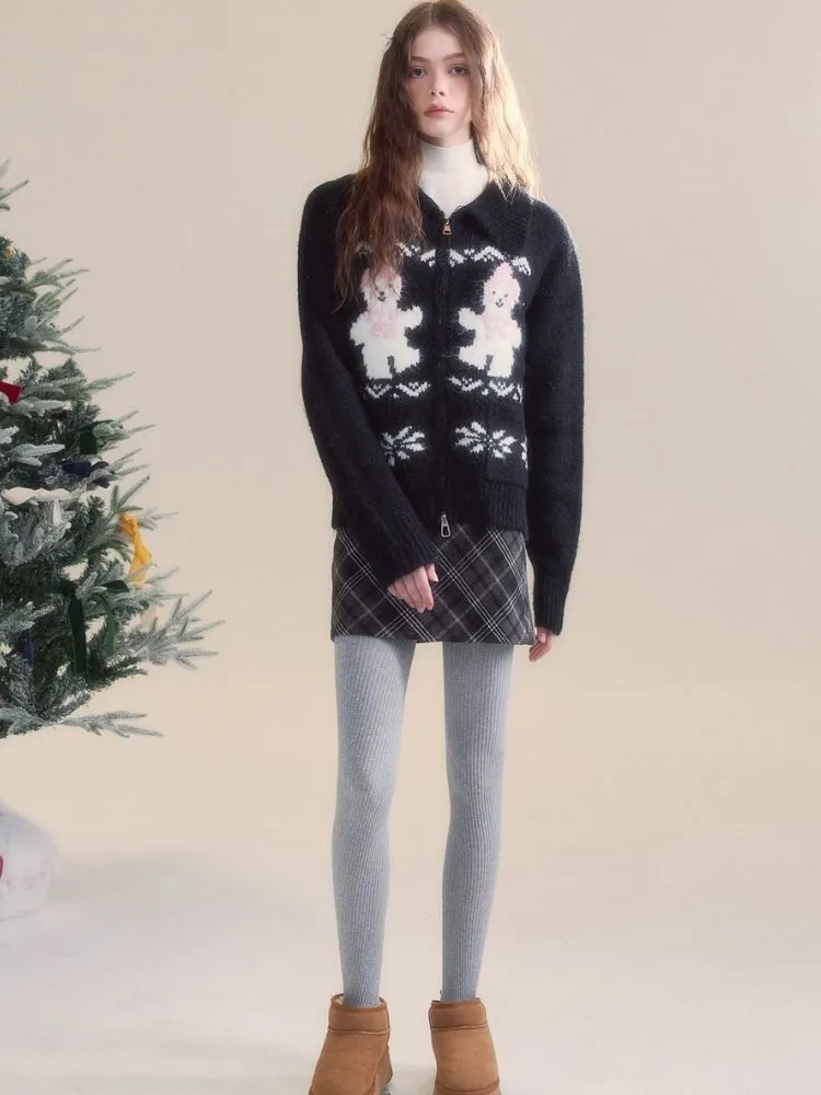 Snowflake Isle Vintage Sweater Cardigan【s0000005516】