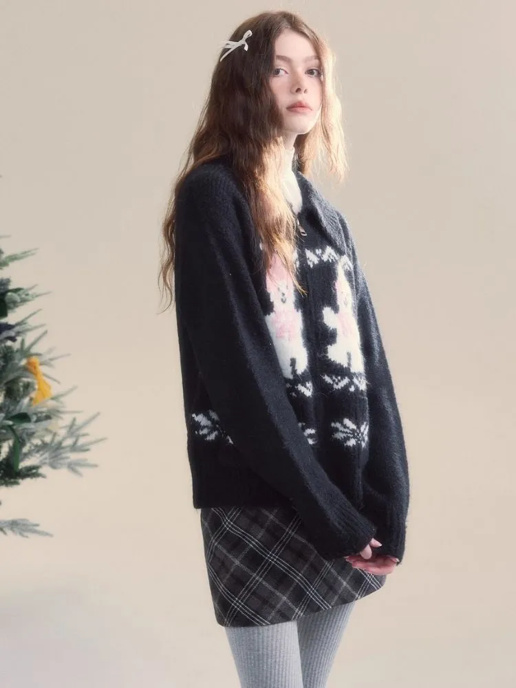 Snowflake Isle Vintage Sweater Cardigan【s0000005516】