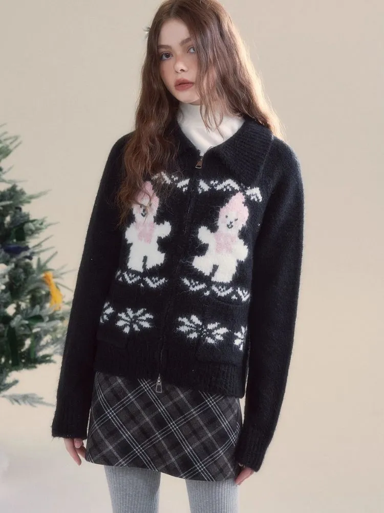 Snowflake Isle Vintage Sweater Cardigan【s0000005516】