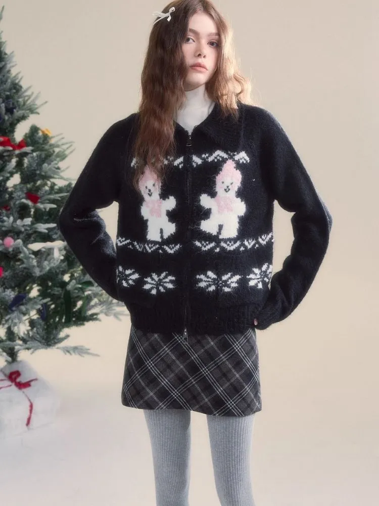 Snowflake Isle Vintage Sweater Cardigan【s0000005516】