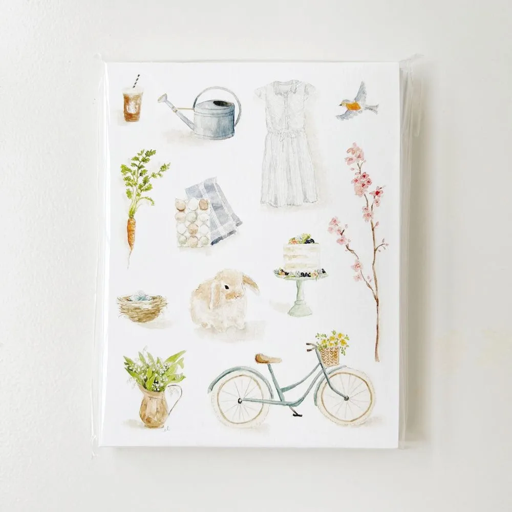 springtime notecards