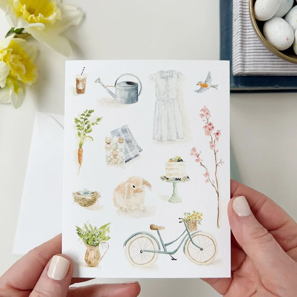 springtime notecards