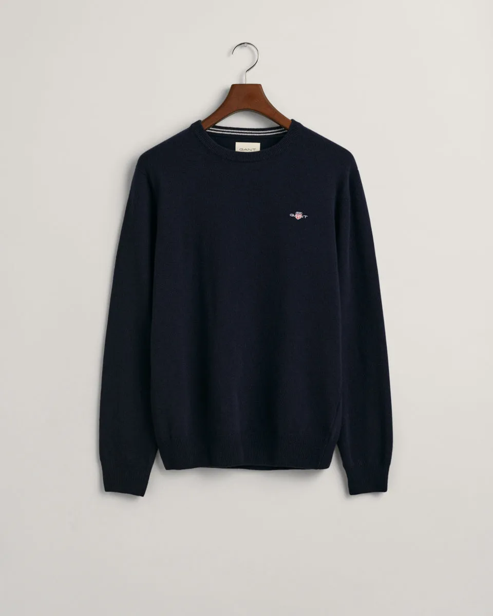 SUPERFINE LAMBSWOOL C-NECK