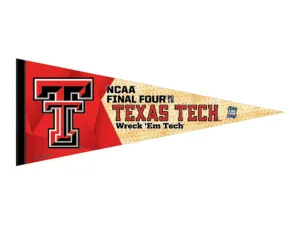 Texas Tech Red Raiders 2019 NCAA Basketball Final Four March Madness Pennant