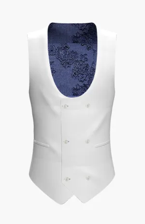 Waistcoat White Super 110'S / Style No WL2335036