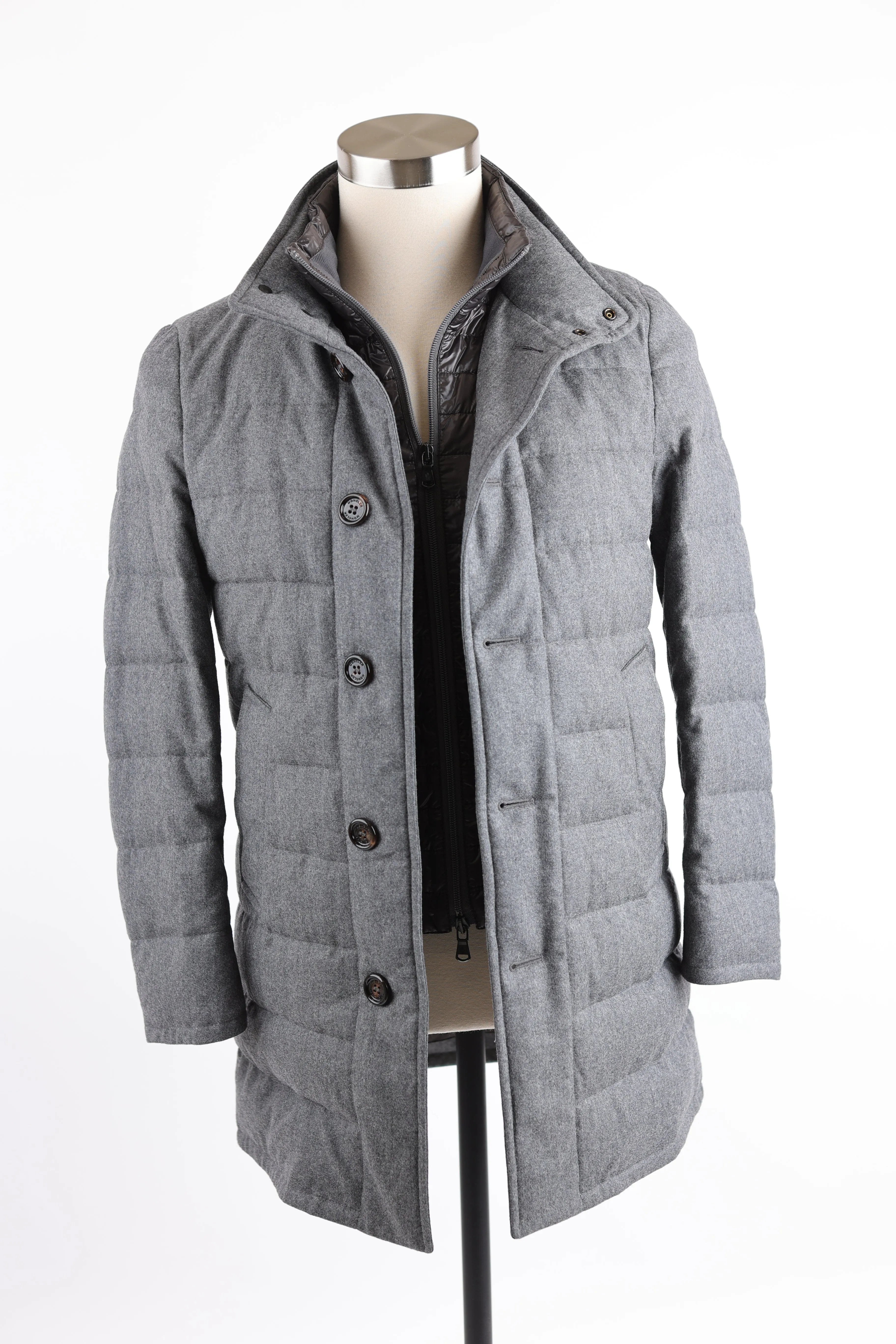 Wool Down Parka Coat